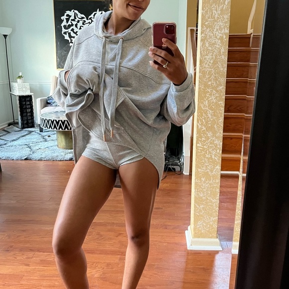 Savage V Fenty Platinum Gray Rib Xssentiale Boy Short - Picture 12 of 16